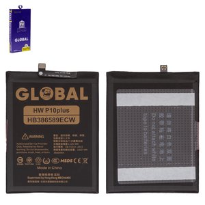 Batería Mechanic HB386589ECW  HB386590ECW puede usarse con Huawei P10 Plus, Li Polymer, 3.82 V, 3650 mAh