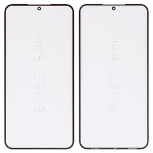 Vidrio de carcasa G+OCA PRO puede usarse con Samsung S906B Galaxy S22 Plus 5G, con película OCA, negro