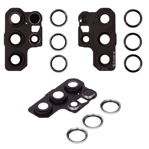 Vidrio de cámara puede usarse con Samsung S938 Galaxy S25 Ultra, plateado, con marcos