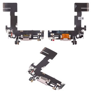 Cable flex puede usarse con iPhone 13, del conector de carga, rosado, con micrófono, HC