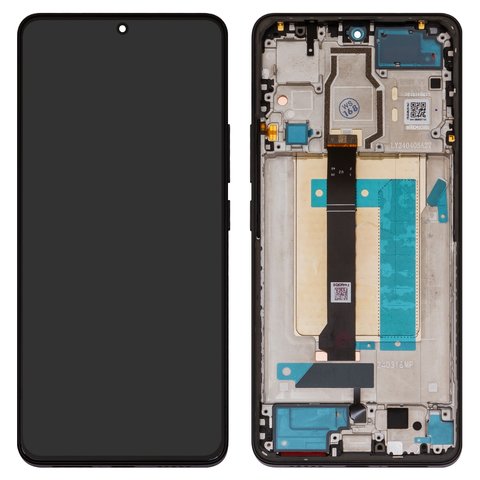 Pantalla LCD puede usarse con Xiaomi Poco F6, negro, con marco, Original PRC , 24069PC21G, 24069PC21I