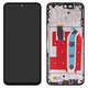 Pantalla LCD puede usarse con Huawei Honor X8, negro, con marco, High Copy, TFY-LX1/TFY-LX2/TFY-LX3