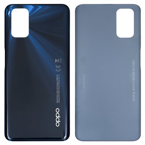 Panel trasero de carcasa puede usarse con Oppo A52, negra, twilight black