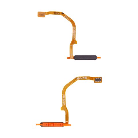 Cable flex puede usarse con Samsung A175 Galaxy A17 4G, para escaner de huellas dactilares, negro, black