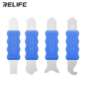 Espátula RELIFE TD2 Pro, para desensamblar dispositivos móviles, metal, 4 in 1