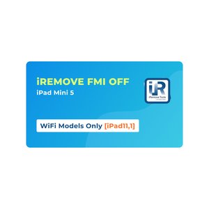 iRemove FMI OFF iPad Mini 5 solamente modelos WiFi [iPad11,1]