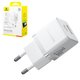 Adaptador de red Baseus Palm, 20 W, Fast Charge, blanco, 2 puertos, #P10111608213-00