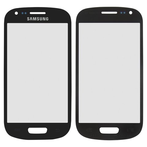 Стекло корпуса для Samsung I8190 Galaxy S3 mini, синее