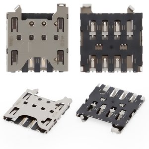 Коннектор SIM карты для Blackberry Q10, Z10