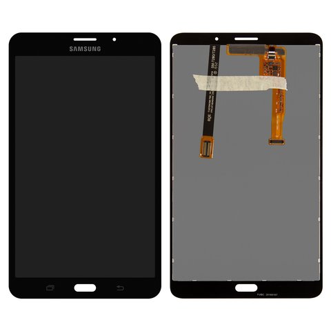 Дисплей для Samsung T285 Galaxy Tab A 7.0" LTE, чорний, без рамки