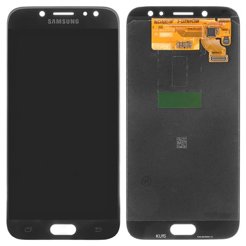 Дисплей для Samsung J730 Galaxy J7 2017 , чорний, без рамки, Original PRC , original glass