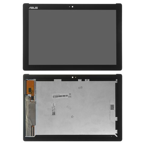 Дисплей для Asus ZenPad 10 Z300CNL, ZenPad 10 Z300M, чорний, жовтий шлейф, без рамки, #TV101WXM NU1 BE AS010102 V1, BE AS010102 V2