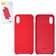 Чехол Baseus для iPhone XS, красный, Silk Touch, #WIAPIPH58-ASL09