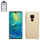 Чехол Nillkin Super Frosted Shield для Huawei Mate 20, золотистый, с подставкой, матовый, пластик, #6902048167001