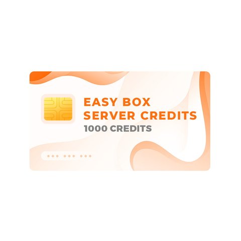 Серверные кредиты Easy Box пак на 1000 кредитов 
