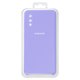 Чехол для Samsung A022F Galaxy A02, фиолетовый, Original Soft Case, силикон, elegant purple (39)