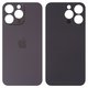 Задняя панель корпуса для iPhone 14 Pro Max, черная, не нужно снимать стекло камеры, Original (PRC), big hole