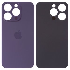 Задняя панель корпуса для iPhone 14 Pro, фиолетовая, не нужно снимать стекло камеры, Original PRC , big hole