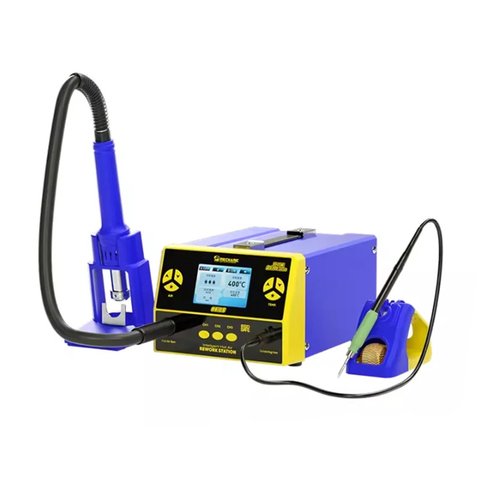 Паяльная станция термовоздушная Mechanic 861DS, компрессорная
