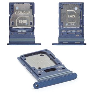 Тримач SIM карти для Samsung M356 Galaxy M35, синій, dark blue