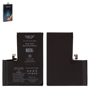 Акумулятор Deji для Apple iPhone 14 Pro Max, Li ion, 3.86 В, 4750 мАг, збільшена ємність, без помилки, decode battery