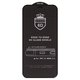 Защитное стекло ESD 6D для Apple iPhone 12 mini, совместимо с чехлом, Full Glue, Anti-Static, с сеточкой, (без упаковки), черный