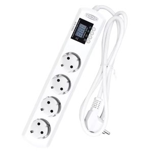 Реле напряжения TOMZN TOSVA 16LM EU Plug 4WAY, 220 В, 16A, удлинитель