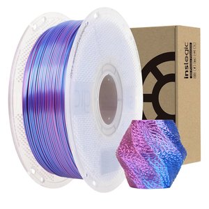 Філамент для 3D принтера INSLOGIC PLA Silk Fuchsia Blue, 1 кг